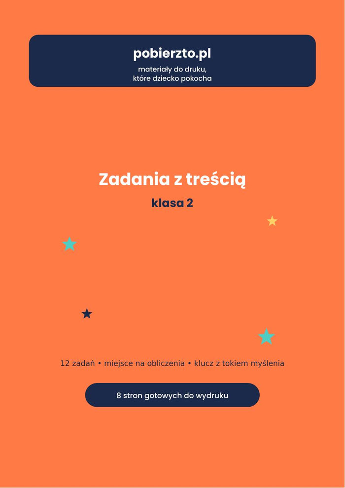 Zadania z Treścią — Klasa 2 (PDF do druku)